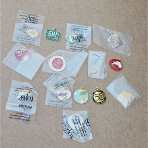 New Vintage TOPS Assorted Charms Lot Of 14 - Weight Loss - Take OFF Pounds